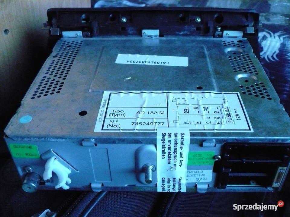 konsola FIAT radiomagnetofon