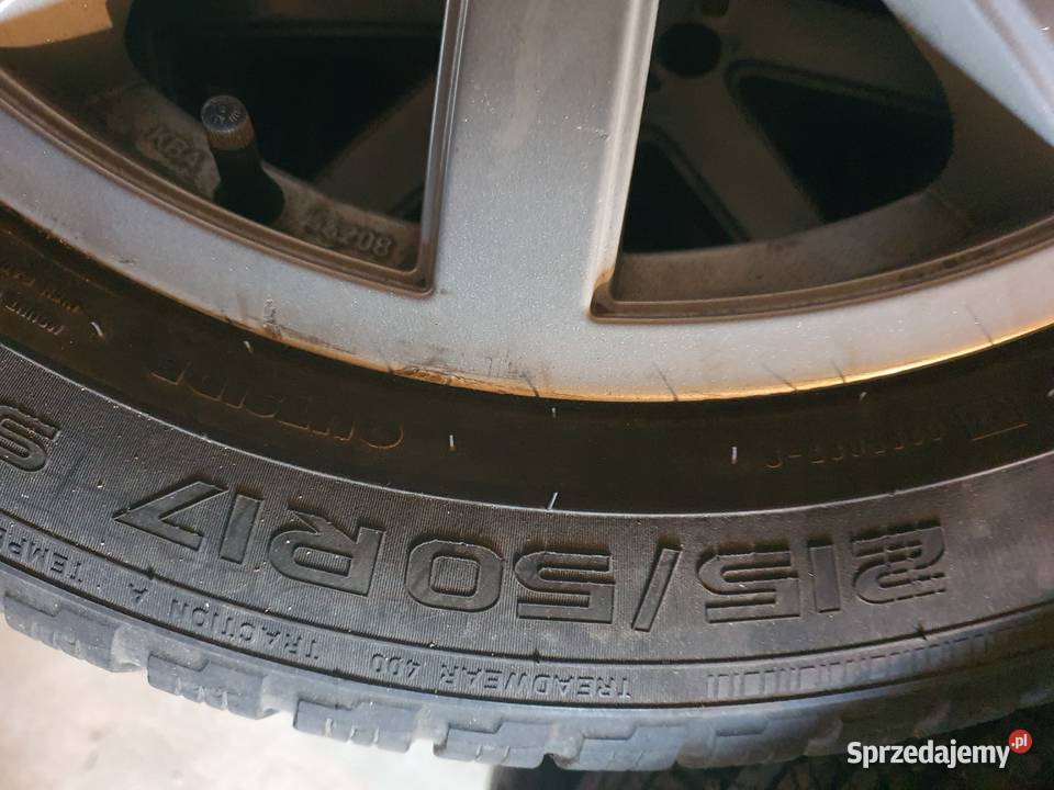ALUFELGI Z OPONAMI ZIMOWYMI AUDI 215X55X17 sprzedam