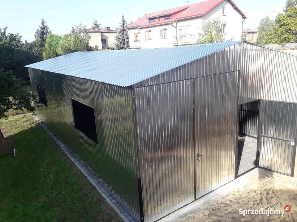 Garaż Blaszany Hala Garaże Blaszane Wiata Sprzedaż Poznań sprzedam