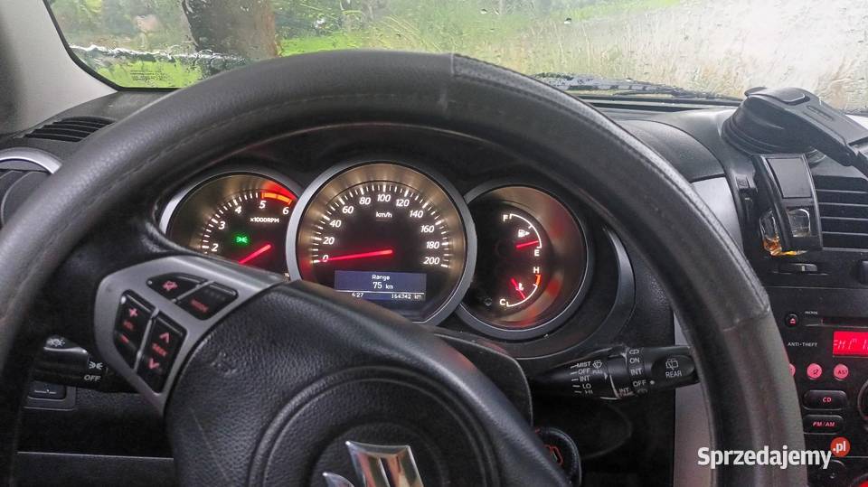 Zamiana Grnad Vitara 4x4 2011r przebieg 165 czarny Kamienna Góra