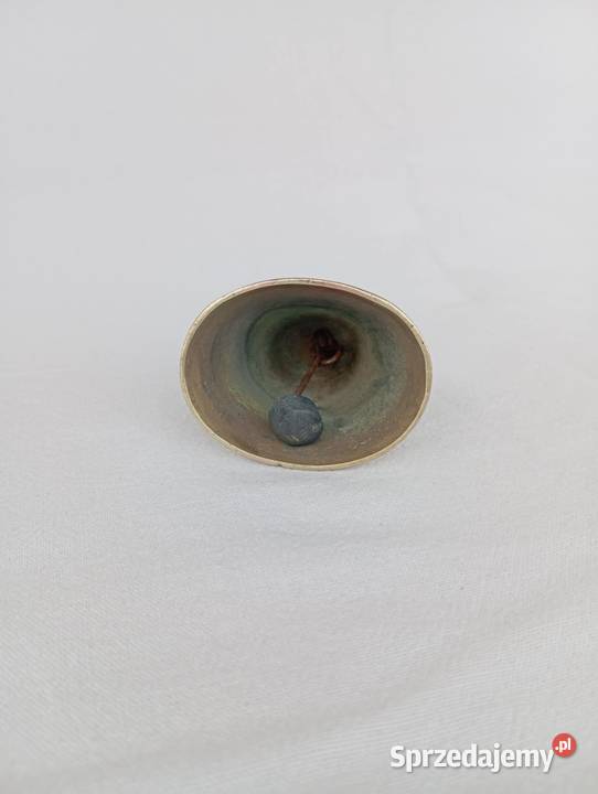 DZWONEK MOSIĘŻNY STARY STYLOWY OWALNY
