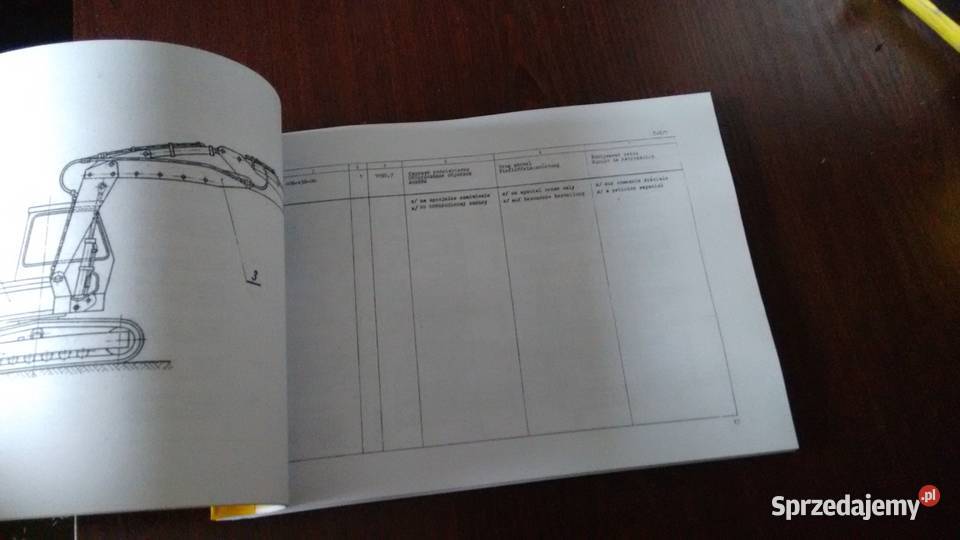 aryński k 408 koparka katalog części Stalowa Wola