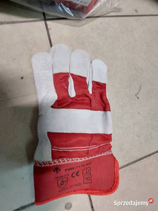 Rękawice robocze skórzane 60 Szczecin sprzedam