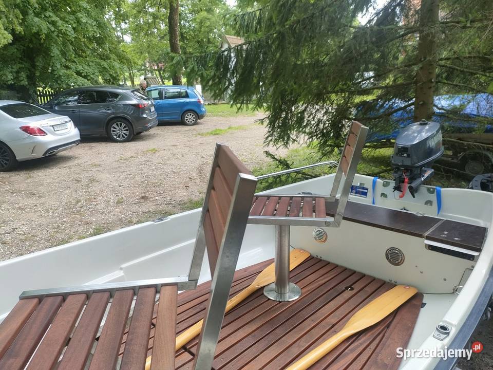 Łódka wędkarska silnik Yamaha przyczepka warmińsko-mazurskie Giżycko