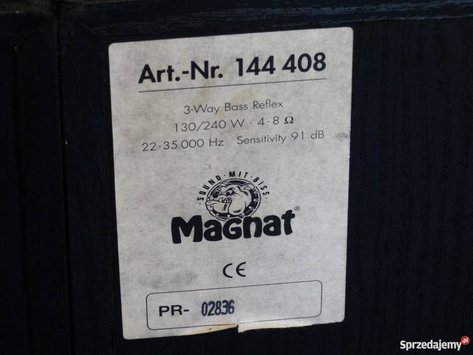 Mocne kolumny Magnat 2 x 240 wat WYSYŁKA Jasło