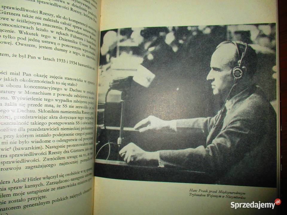 Proces Hansa Franka SPiotrowskiHans FrankRzesza Łódź sprzedam
