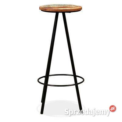 vidaXL Krzesła barowe 4 lite drewno z Krzesła mazowieckie Warszawa