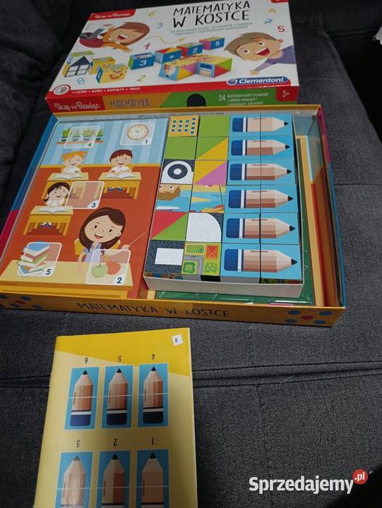 matematyka w kostce uczę się bawiąc clementoni Zabawki wielkopolskie Poznań