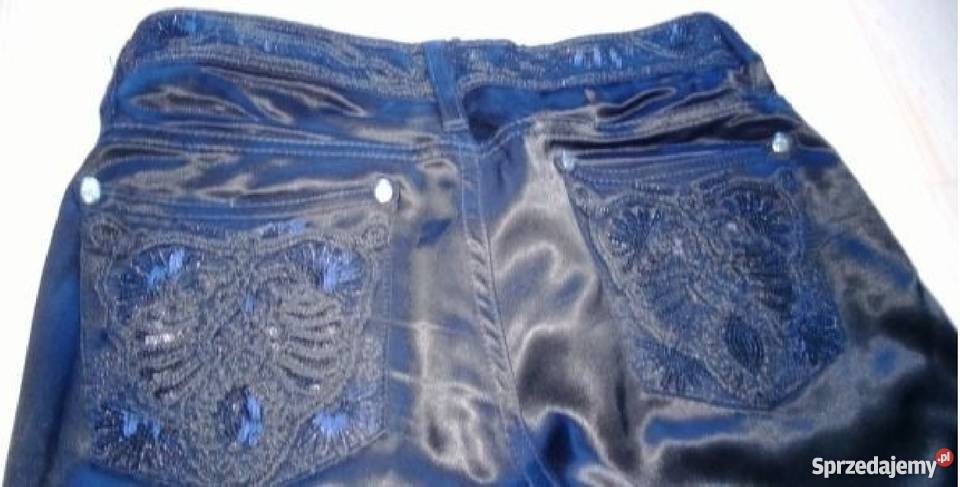spodnie roberto cavalli 36 38 Długie Kielce