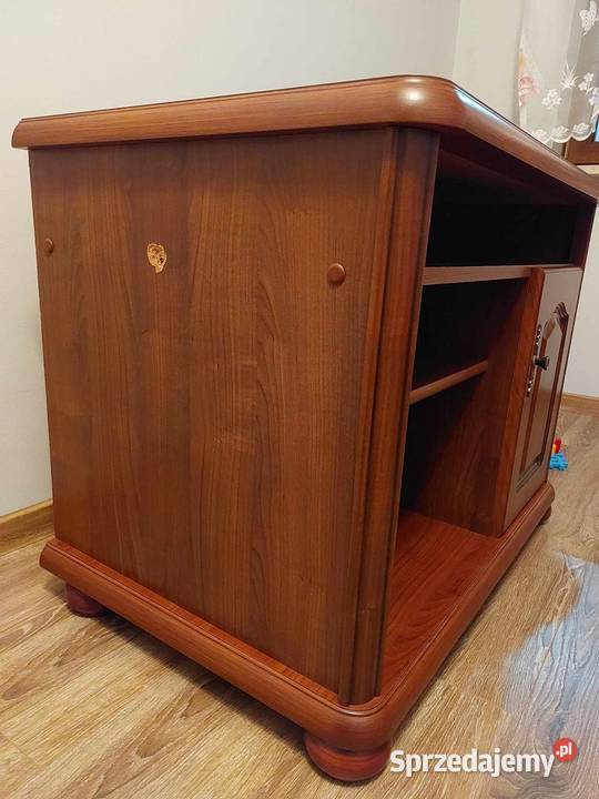 Szafka rtv Black Red White Natalia 75cm Zwoleń