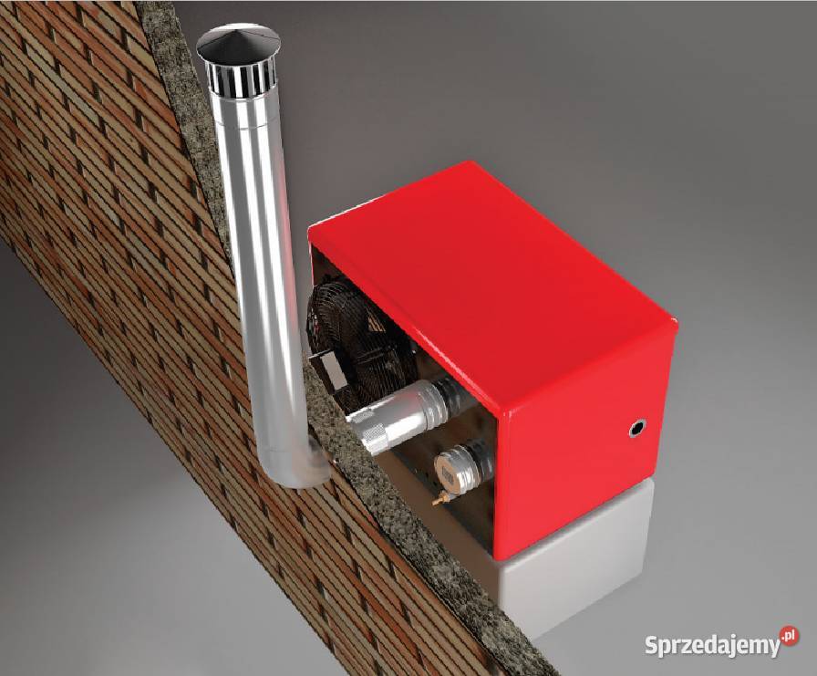 Nagrzewnica gazowa ścienna GH0845 45 kW Piece i kominki Wałbrzych sprzedam