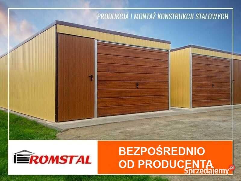 Garaż Blaszany BRAMA FURTKA Blaszak Magazyn blacha Chełm