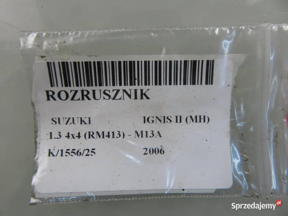 ROZRUSZNIK SUZUKI IGNIS II 13 VVT 4x4 sprzedam