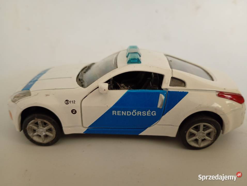 Model radiowozu Policji Węgireskiej Nissan 350Z Gdańsk