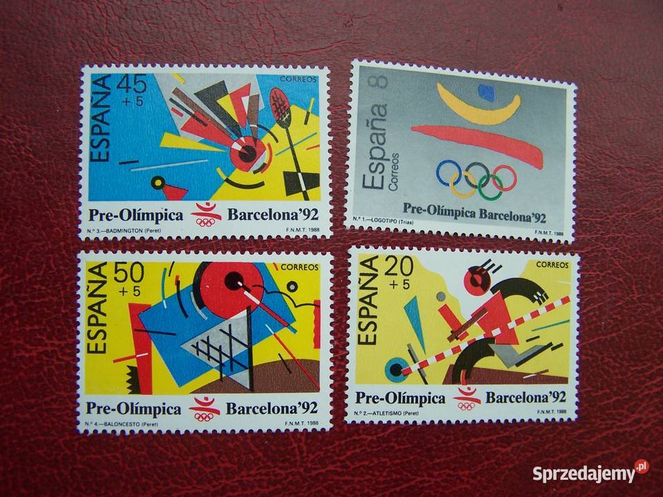 Hiszpania 1988 MNH Mi 284447 Sport Olimpiada śląskie Tychy