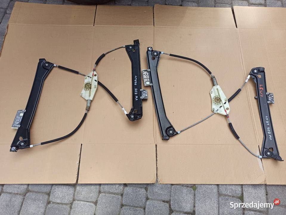 Podnośnik Mechanizm Szyby VW Eos Przód Prawy Wyposażenie wnętrza Bolesławiec
