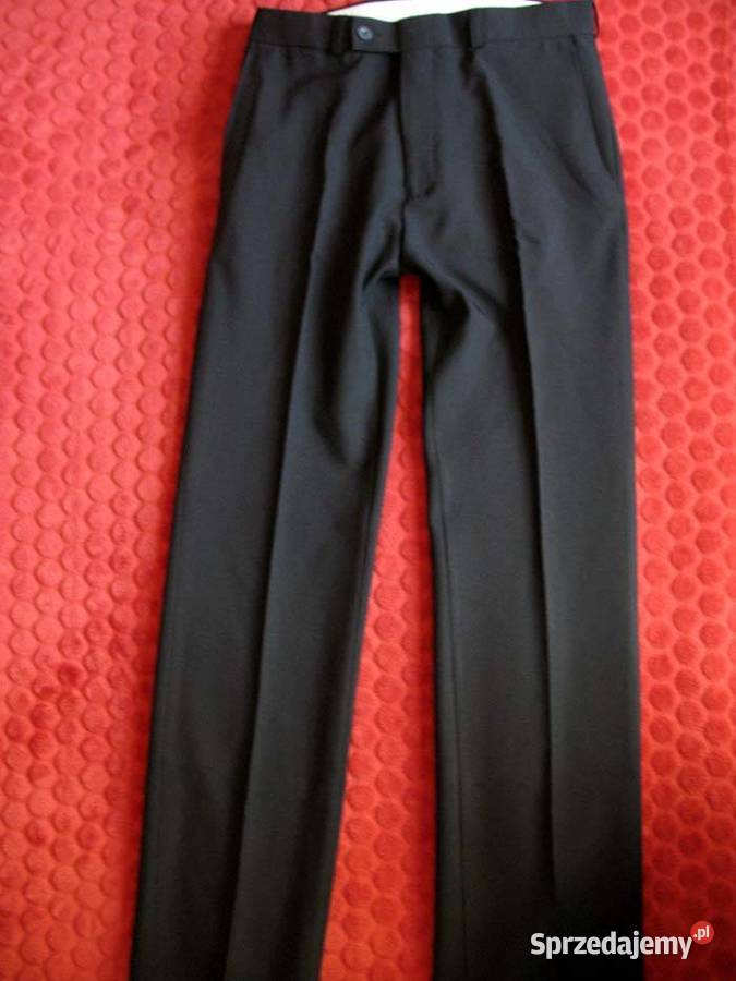 Spodnie czarne eleganckie męskie W 32 L33 pas 85 Siedlce