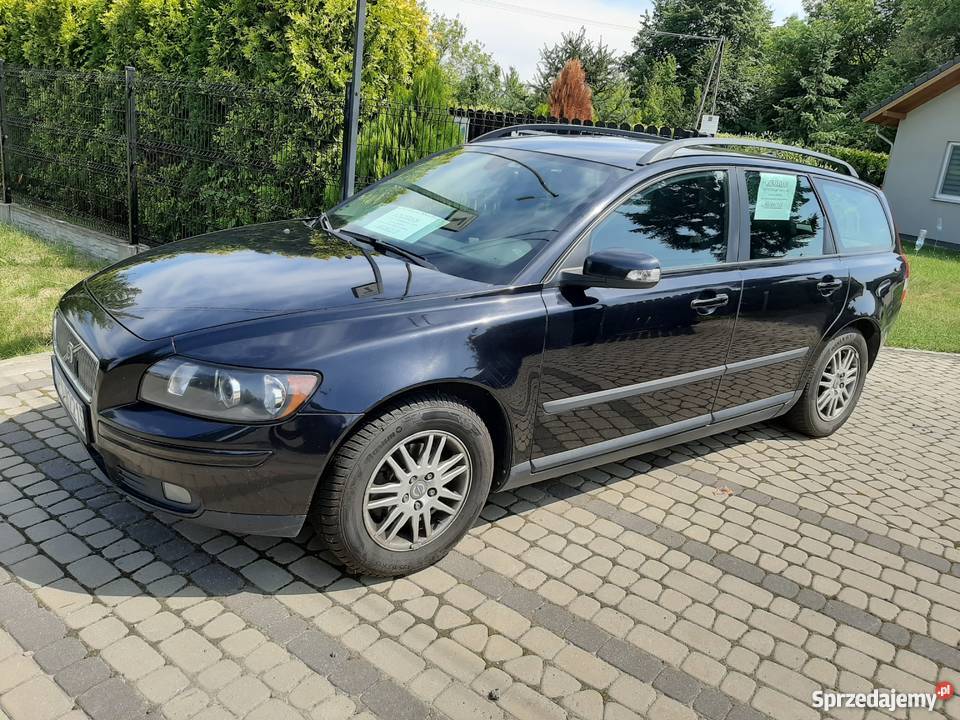 Volvo V50 16d kombi bezwypadkowy czarny metalik wielofunkcyjna kierownica Piaseczno