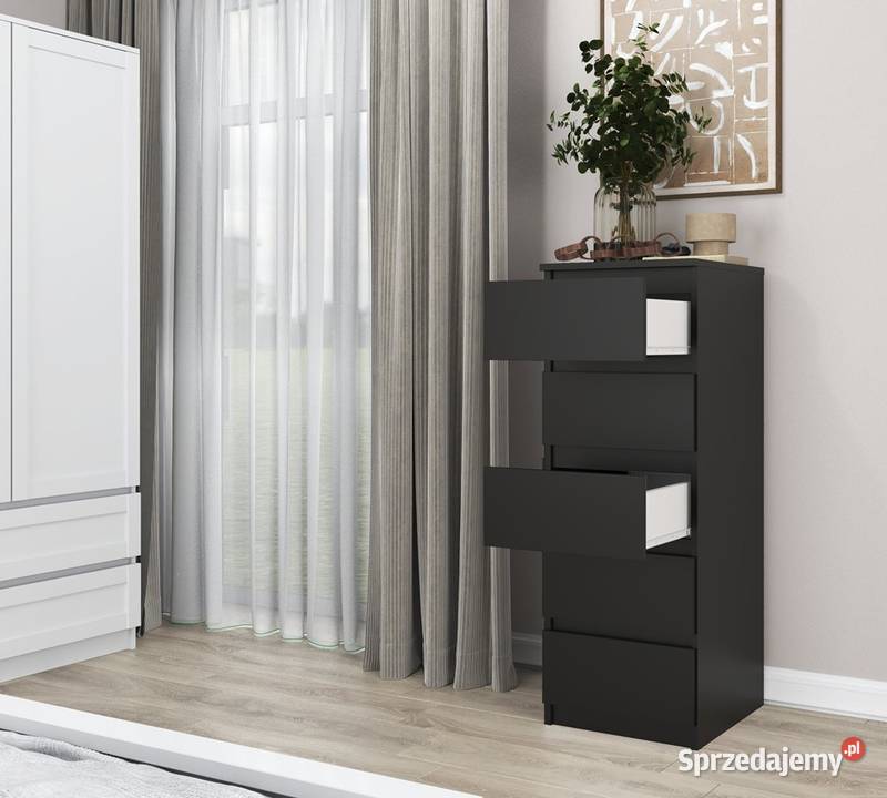 Komoda Malwa W5 CZARNY Komody