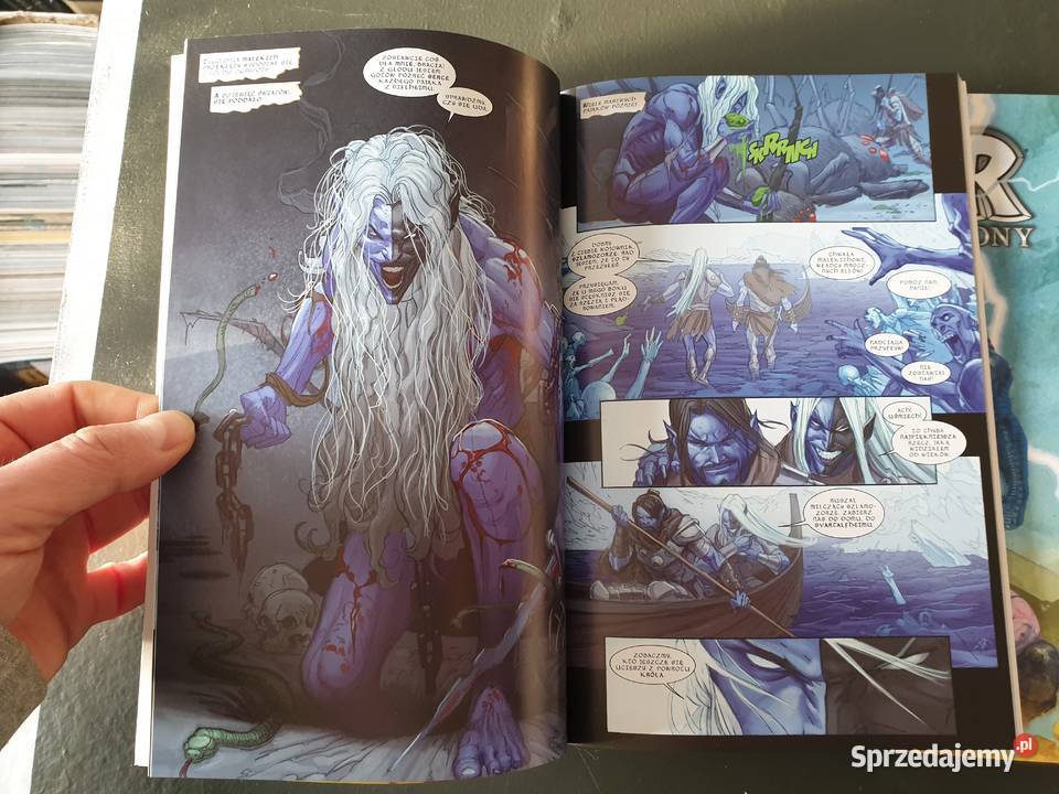 Thor Gromowładny Boża Bomba Przeklety tom 2 3 kredowy papier  Gdynia