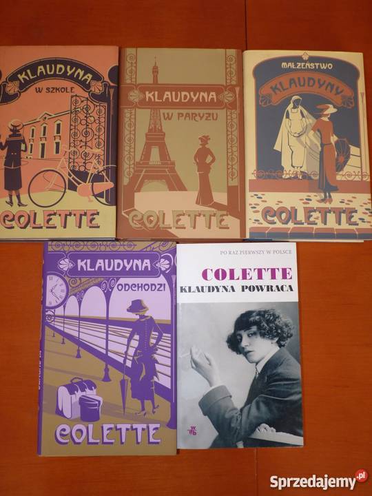 5 tomów powieści Colette Klaudyna dolnośląskie Wrocław
