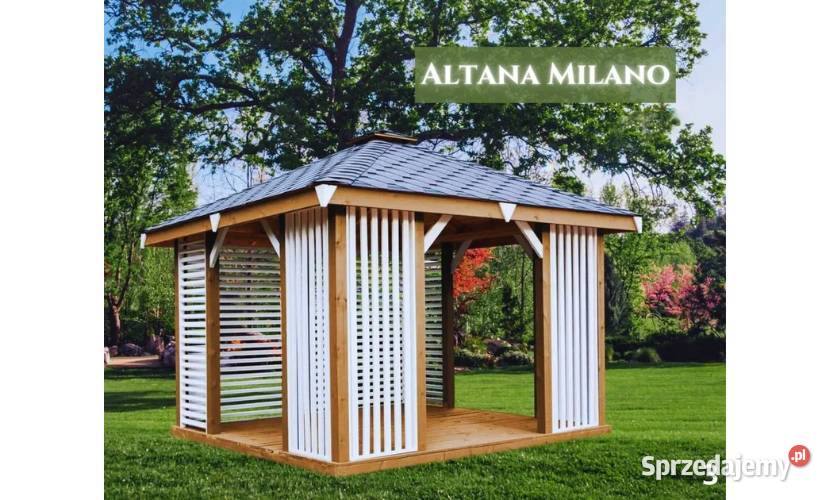 Altanka MILANO drewniana altana pergola ogrodowa Warszawa