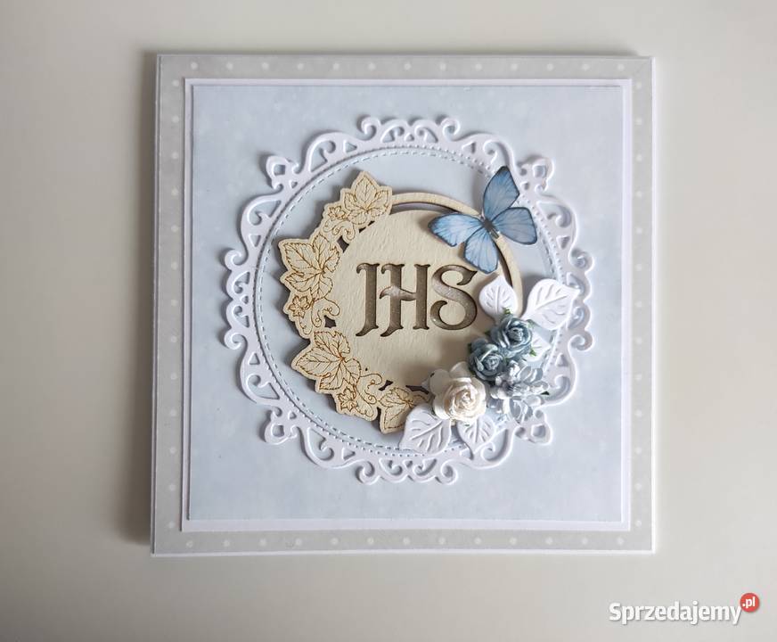 Kartka okolicznościowa ręcznie robiona na Łódź