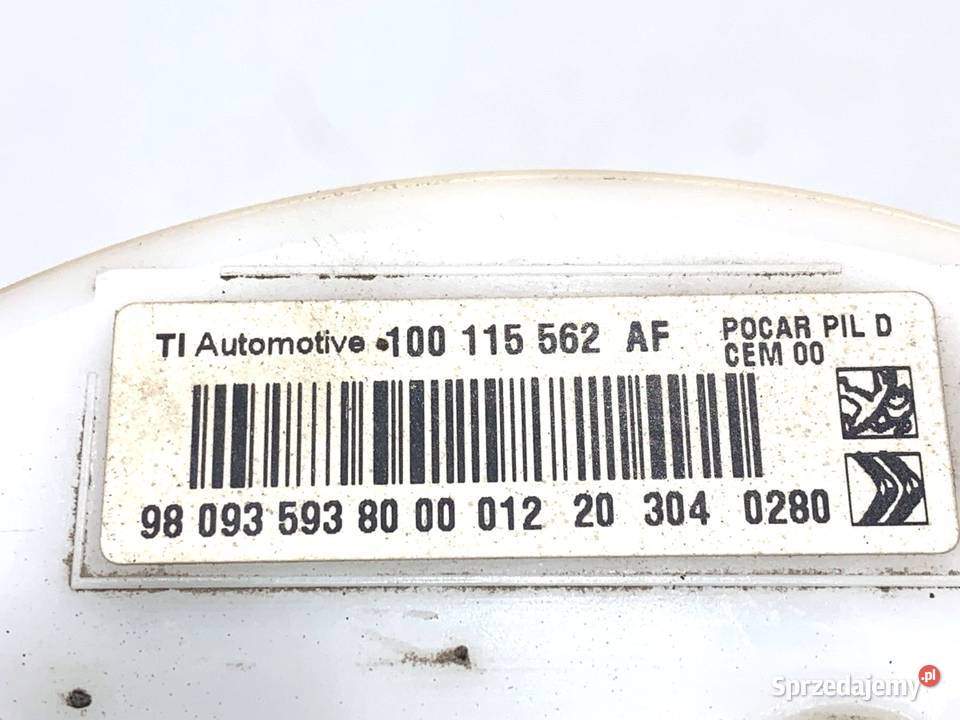 POMPA PALIWA PEUGEOT PARTNER IV 9809359380 15 osobowe