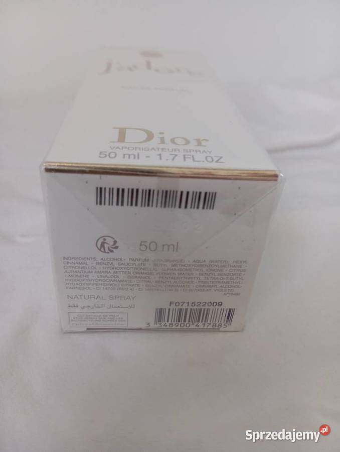 Dior Jadore 50 ml edp Mińsk Mazowiecki sprzedam