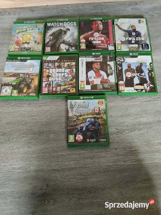 Gry Xbox one małopolskie Kraków sprzedam