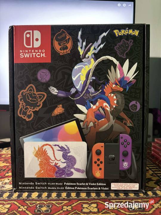 Konsola Nintendo Switch OLED Z 4 GRAMI Edycja Pozostałe łódzkie Łódź