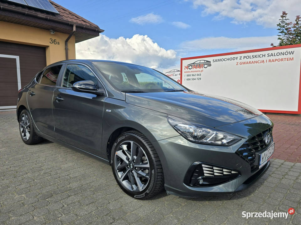 Hyundai i30 Fastback 15 TGDi 7DCT 48V 160 Salon asystent pasa ruchu Włocławek