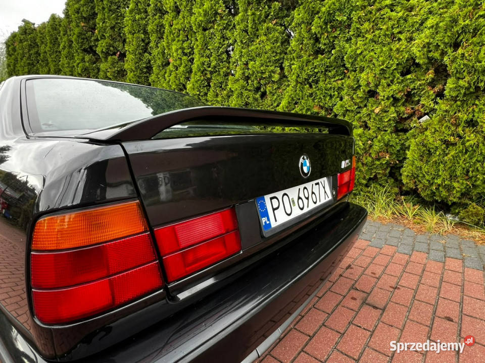 BMW M5 E34 M5 Zarejestrowana II E34 19891995 Baranowo