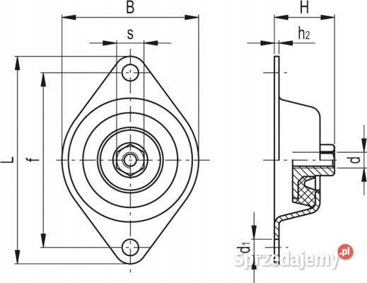 Wibroizolator DVGM8A40 Stryszawa