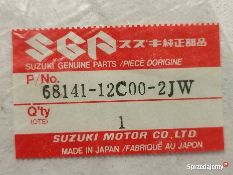 NAKLEJKA REAL SPRINTER BAK LEWA SUZUKI RGV250 Motoryzacja