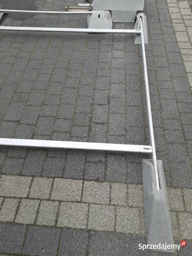 Reling dachowy alu z drabinką przyczepa Skokowa sprzedam