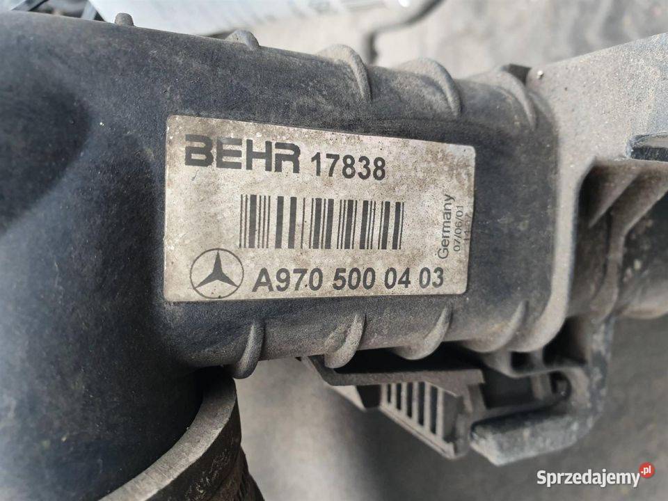 CHŁODNICA WODY MERCEDES ATEGO 1217 A9705000403 Lipno