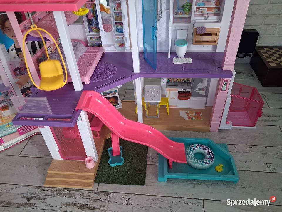 3x Domki Barbie DreamHouse winda zjeżdżalnie Bolesławiec