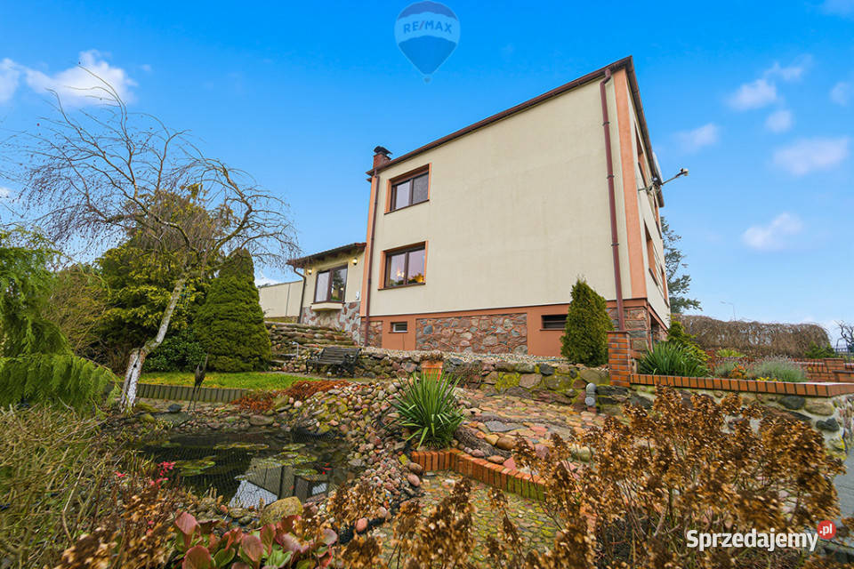 Rodzinny dom z ogrodem i stawem 183.16m2 Nowe Kramsko