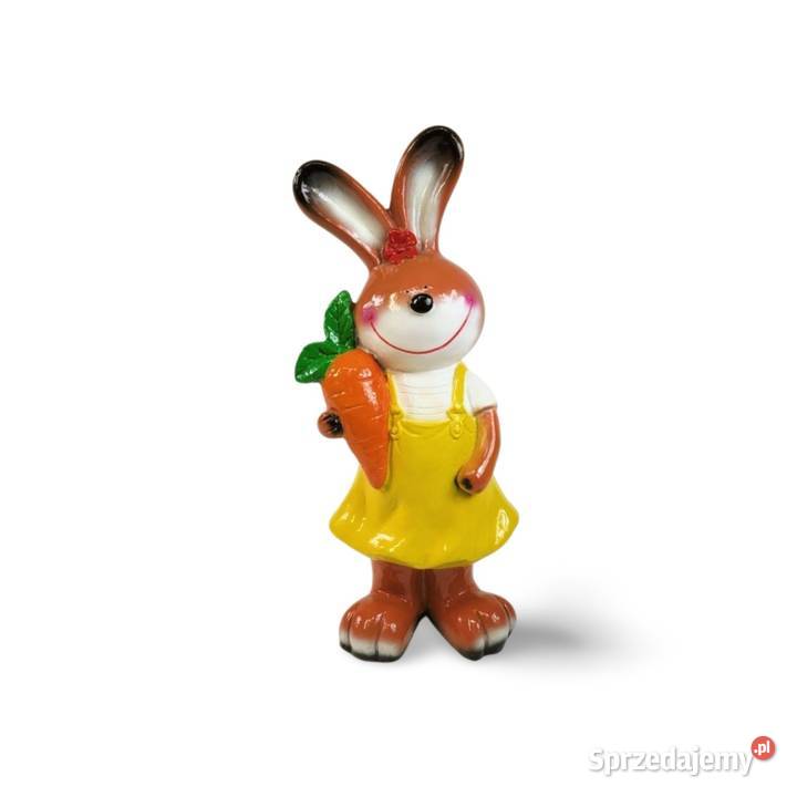 Figura dekoracja Zając w Żółtej Sukience z warmińsko-mazurskie Wałdowo sprzedam