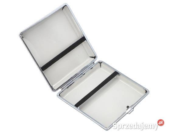 Papierośnica w Niebieskiej Sztucznej Skórze Ostrowy nad Okszą