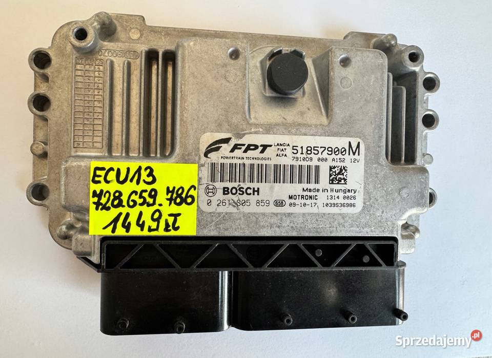 NOWY KOMPUTER STEROWNIK SILNIKA MODUŁ ECU BOSCH