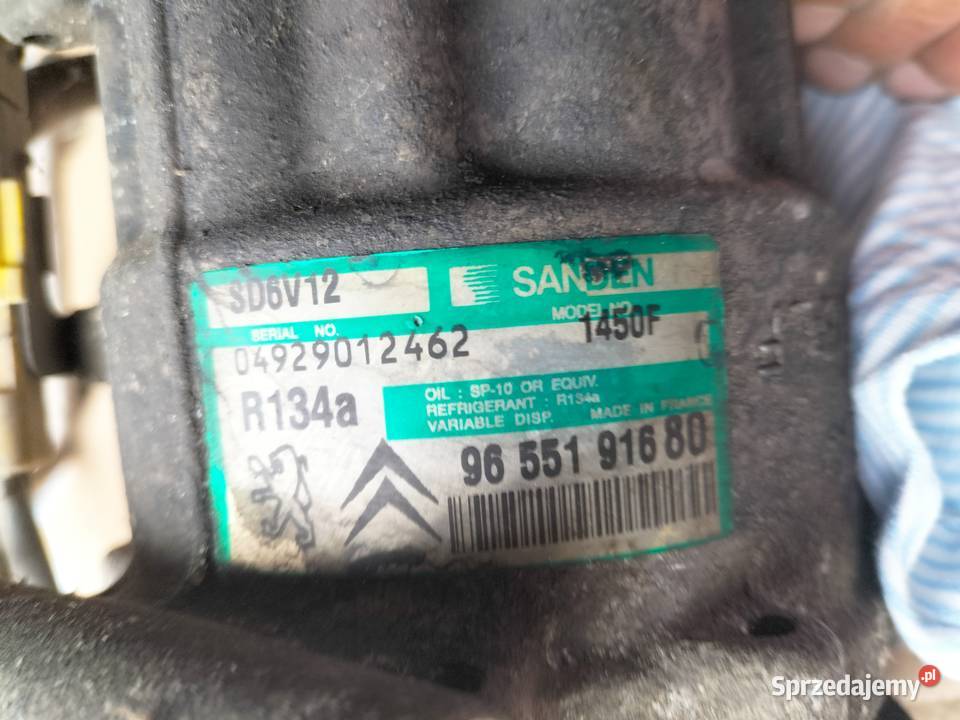 Citroen C3 Mk1 14HDI KOMPRESOR SPRĘŻARKA osobowe Kamień-Kolonia sprzedam