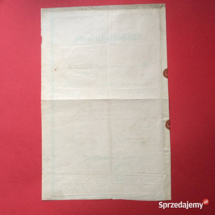 1241 Dokument Niemiecki z Policji Wrocław Szczecin