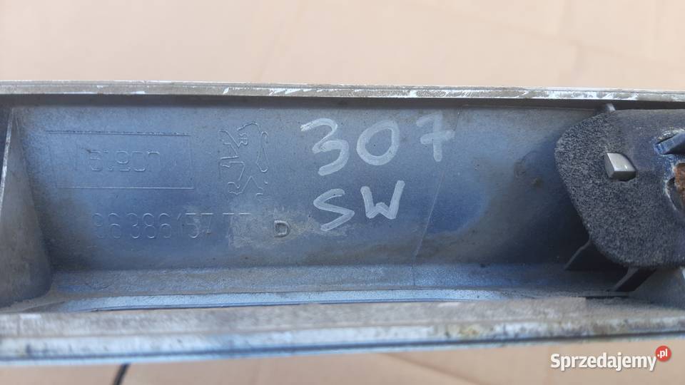 blenda klapy tylnej Peugeot 307 SW przed lift Dębno