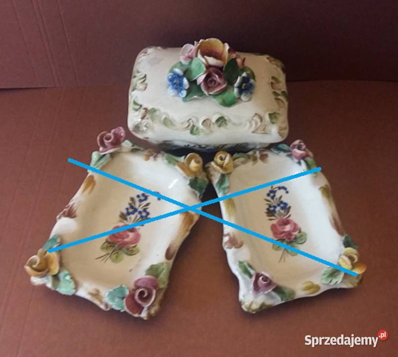 Retro XIXw Puzderko na BiżuterięPaul Capodimonte pomorskie Gdańsk sprzedam