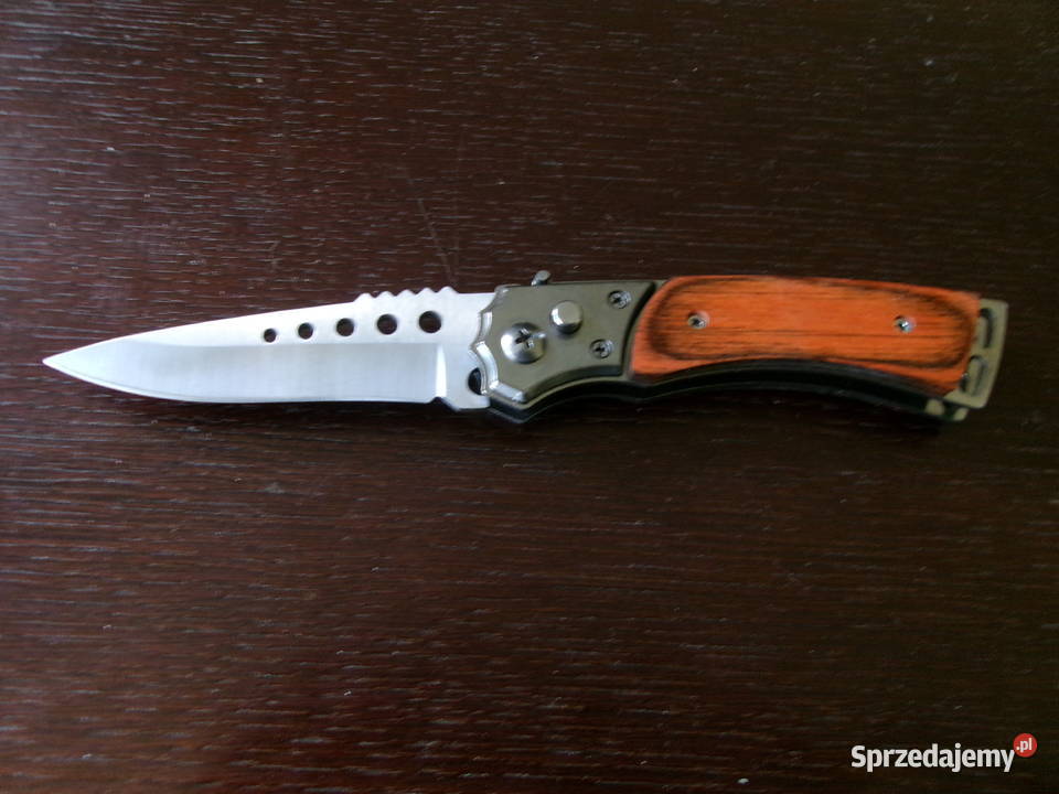 Nóż sprężynowy składany z blokadą nowy Legionowo
