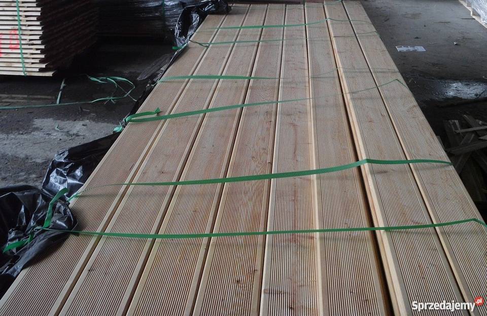 Deska MODRZEW SYRERYJSKI 28x145 Deska tarasowa Pecna
