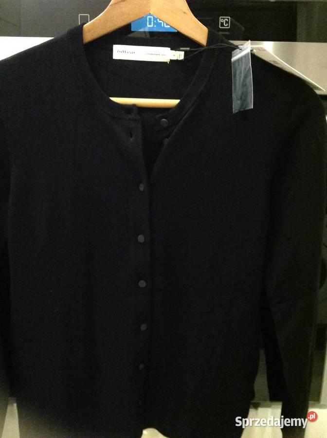 Sweter Czarny Damski Rozpinany IN WEAR S NOWY Nowa Sól