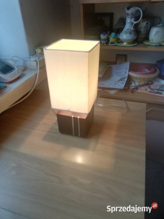 Lampka nocna na biurko z lat PRL Warszawa